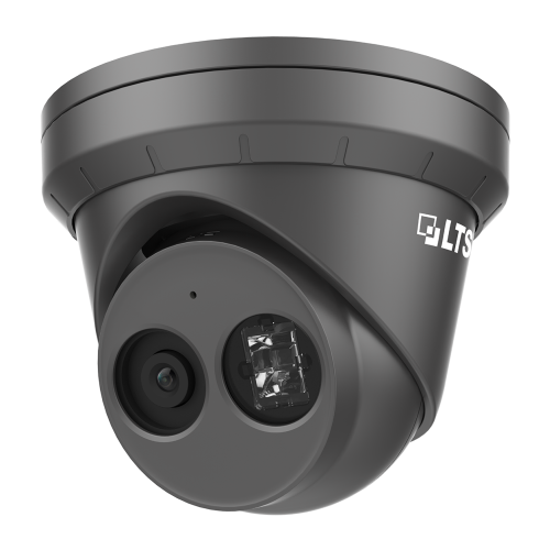 LTCMIP3342WB-28MD, Platinum, IP, Turret, 4 MP, 2.8mm, True WDR, MicroSD Card up to 128GB, with MD 2.0 - Human and Vehicle Detection, Black