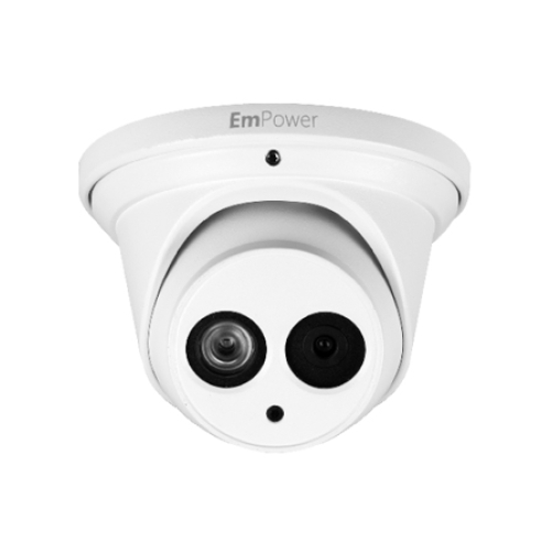 IP-8EB-F40-PAL, IR Eyeball Network Camera, 8MP, 4mm, True WDR Empower series